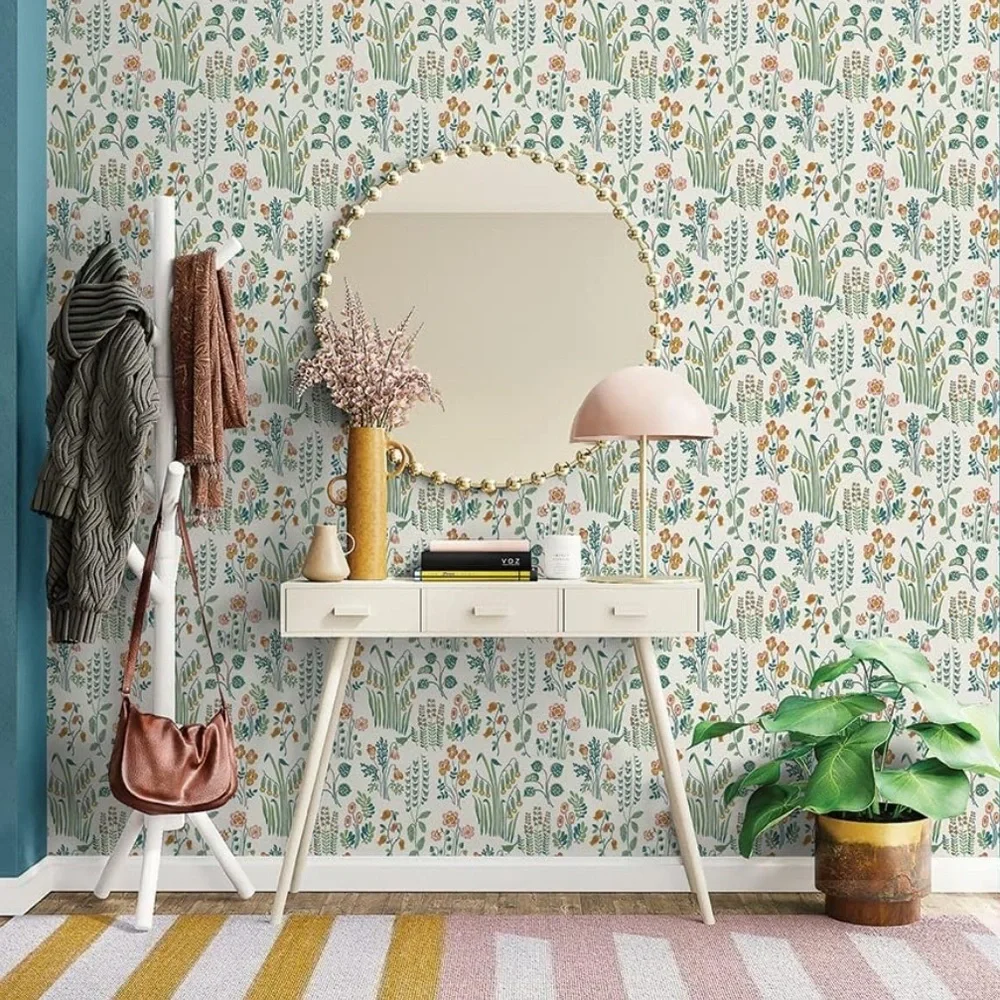 NOVOGRATZ x TEMPAPER tallulah belle peel & stick wallpaper -multi